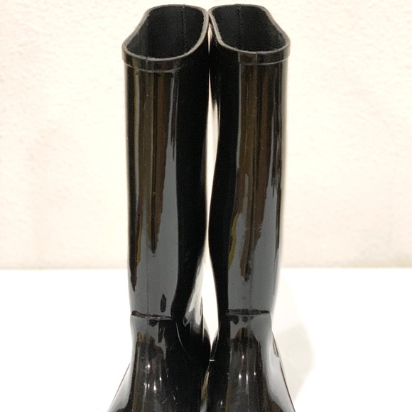 COACH Black Mid-Calf Waterproof Boots - Picture 3 of 16